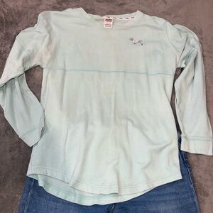 Women’s Light Blue Long Sleeve Shirt